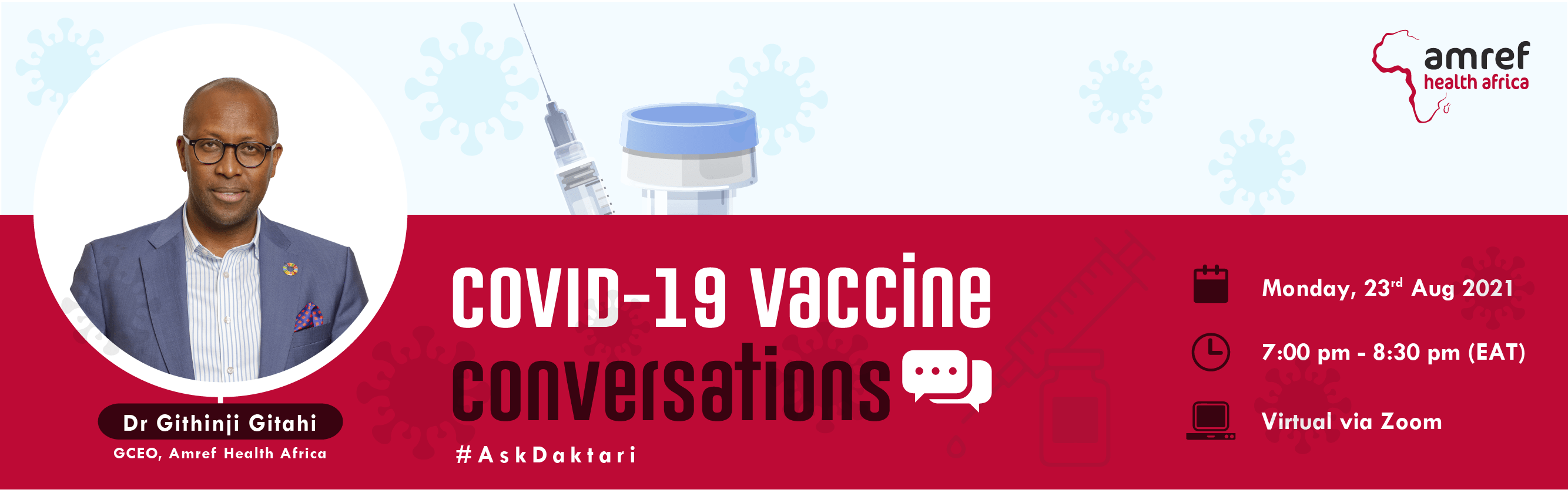 #COVID19 Vaccine Conversation with Dr. Githinji Gitahi